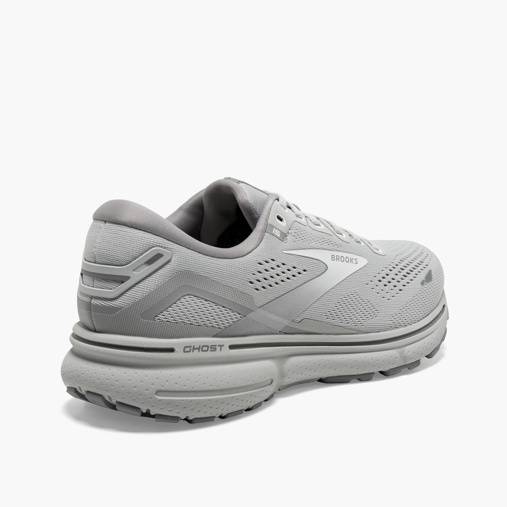 Chaussure de Marche Brooks Ghost 15 Cushioned Road Blanche Femme | ALX-2692380